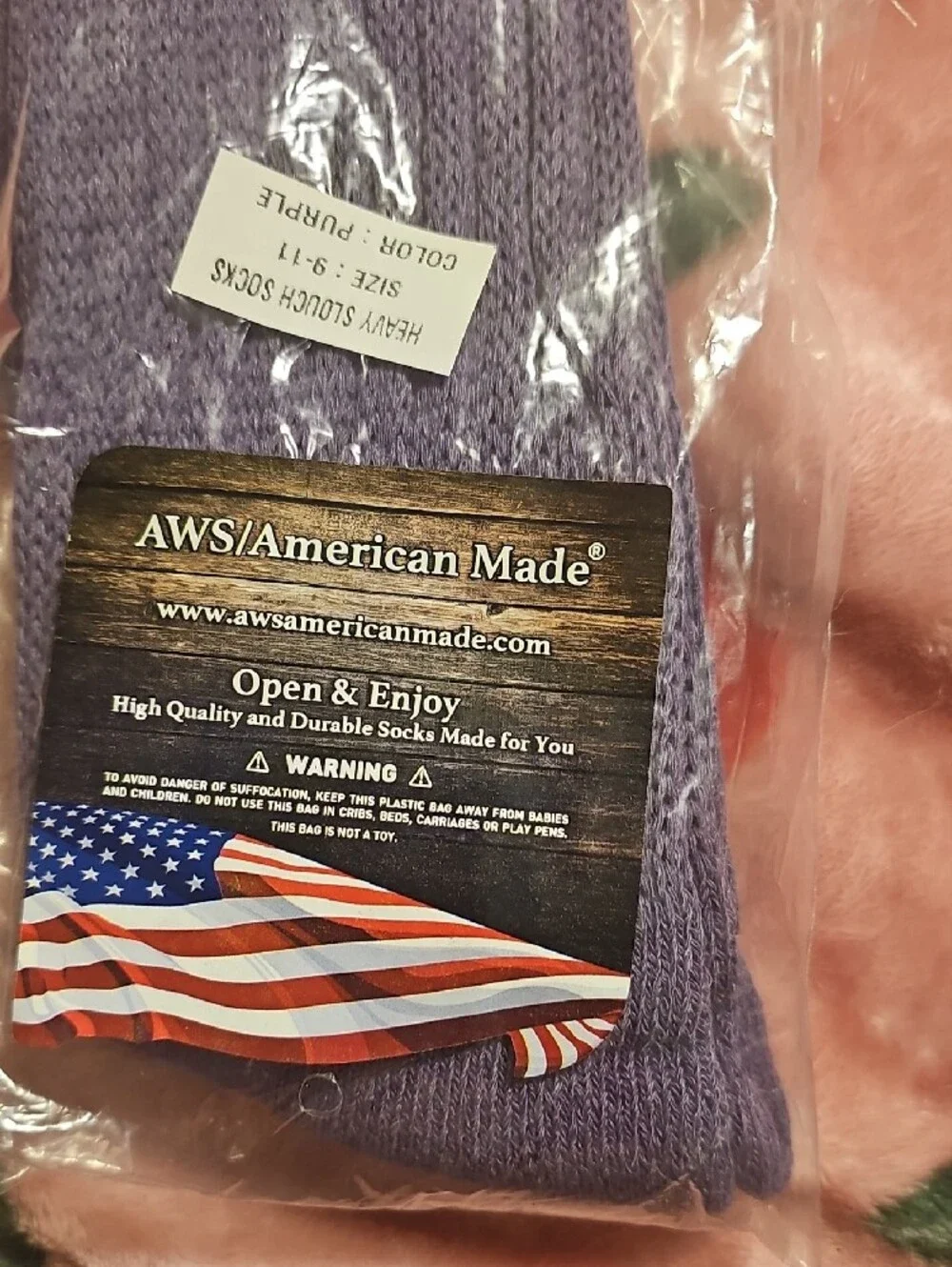 Women’s Heavy Slouch Socks - Purple